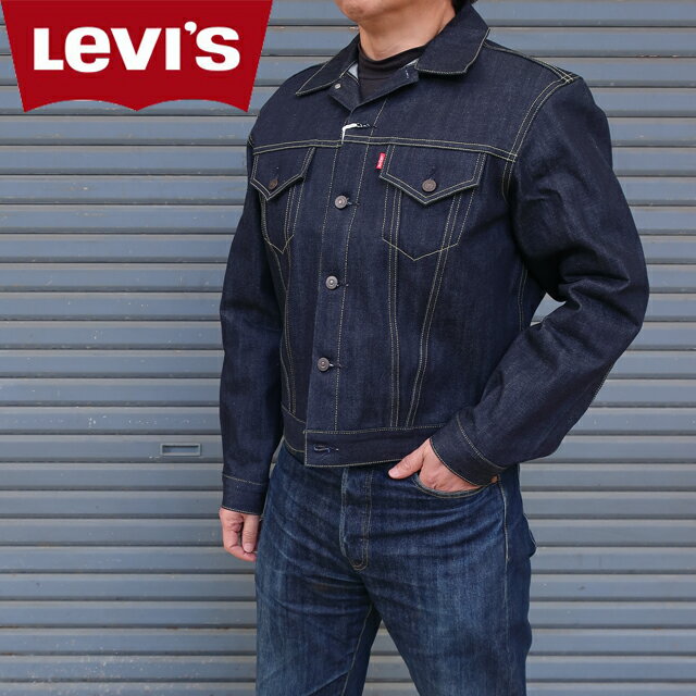 levi's リーバイス 557XX トラッカー ジャケット タイプ3【VINTAGE CLOTHING 1961 TYPEIII 557ORGANIC リジッド /ジージャン/Gジャン/デニムジャケット/MADE IN JAPAN/日本製/749980003】【正規品】