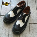 ドクターマーチン 革靴 メンズ 3989 bex ブローグシューズ 10458001 black/white【Dr.Martens/SMOOTH 3989 BEX BLACKWHITE/男性/ツートンカラー/マーチン/靴】【2024年モデル】【あす楽対応】【正規品】