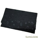 日本製 高級ふくれジャガード織のふくさ（ブラック/黒）