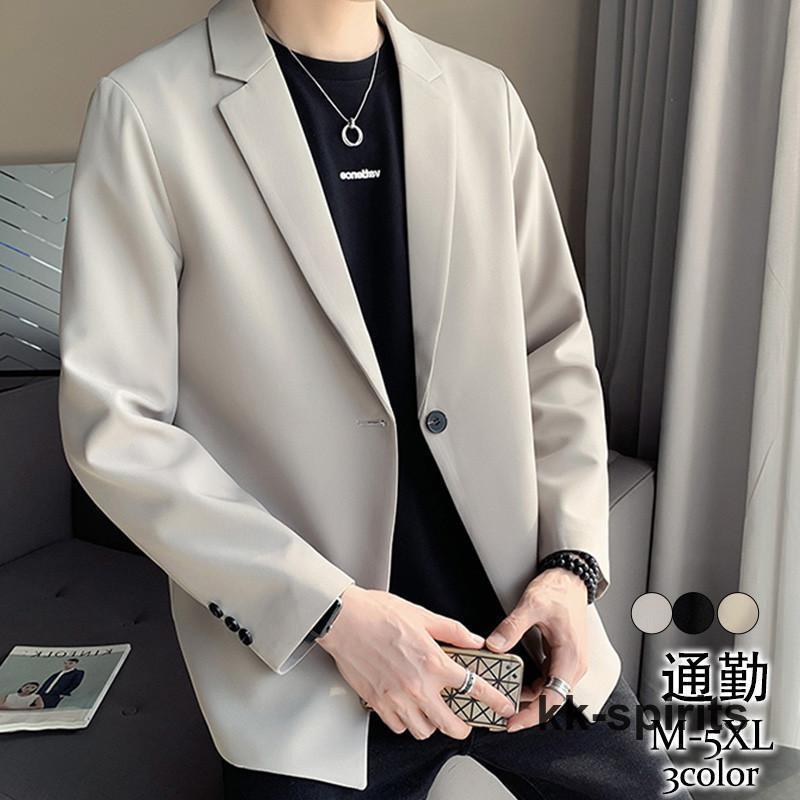 新作 テーラードジャケット メンズ スーツジャケット ブレザー 長袖 ビジネス スリム アウター 着痩せ 紳士服 通勤 上品 おしゃれ オー