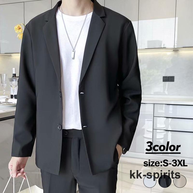 テーラードジャケット メンズ スーツジャケット アウター ブレザー 長袖 ビジネス カジュアル 着痩せ 紳士服 春秋 通勤 高級感 普段着