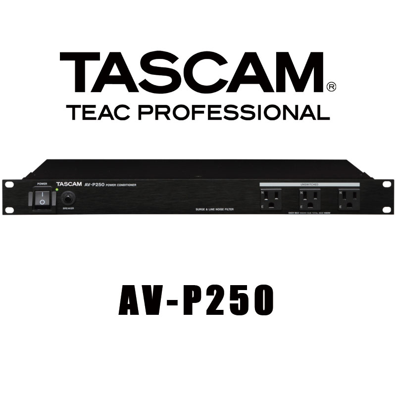 TASCAM AV-P250 パワーディストリビューター/コンディショナー タスカム ティアック TEAC
