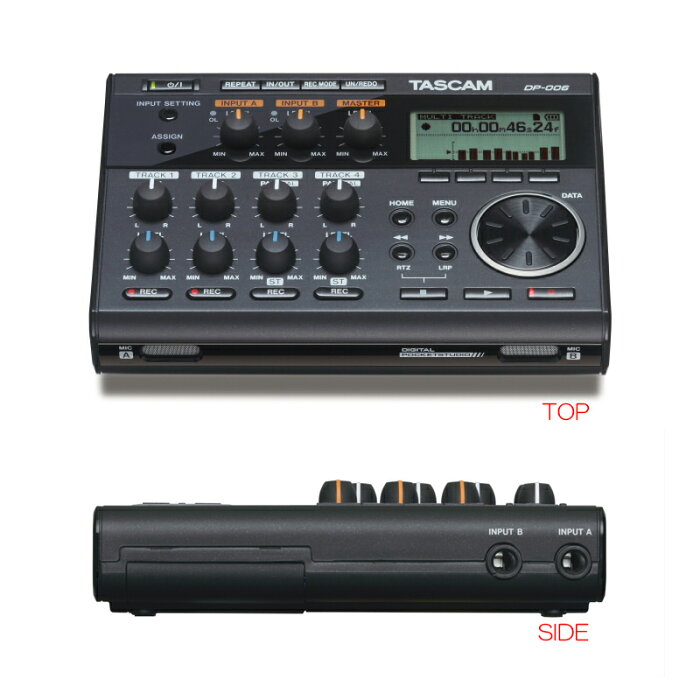 TASCAM DP-006 電池対応コンパクトMTR