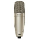 SHURE KSM32/SL-X シャンパンゴールドより自然な音質を再現する、高品位モデル・ワイドかつフラットな周波数レスポンスと、広いダイナミック・レンジが、色付けのない自然な音質を再現。・エンボス加工を施した、19mmのダイアフラムを採用。・ボーカル、アコースティック楽器から、音圧の高いドラム、パーカッションのオーバーヘッド・マイキング、ギターアンプまで幅広く対応。・高品位A級トランスレス・プリアンプ採用。・ON/OFF可能な15dBのパッドと、3段階切替のハイパスフィルター［Flat、80Hz(18dB/oct)、115Hz)6dB/oct)］を搭載。仕様指向特性:カーディオイド周波数特性:20Hz〜20kHzインピーダンス:150Ω開回路感度:-36dB re 1V/Pa等価雑音レベル:13dB SPL(Aウェイト)最大音圧レベル:139dB SPL(20Hz〜20kHz、PAD OFF、THD1%)・154dB SPL(20Hz〜20kHz、PAD ON、THD1%)電源:ファンタム DC48V±4V/4.65mAコネクター:XLR3ピン(金メッキ)、オス寸法・質量:φ56×全長187mm、490gカラー:シャンパンゴールド(KSM32/SL-X)付属品:[KSM32/SL-X]　サスペンション・ショックマウント(A32SM)、スタンドアダプター(A32M)、3/8'→5/8'変換ねじ、キャリングケース、マイクポーチ[KSM32/CG]　スタンドアダプター(A32M)、3/8'→5/8'変換ねじ、マイクポーチ無指向性:関連タグ：シュアー ボーカルマイク仕様詳細・対応動作要件は、本製品メーカーサイト情報をご参照の上、お買い求めください。