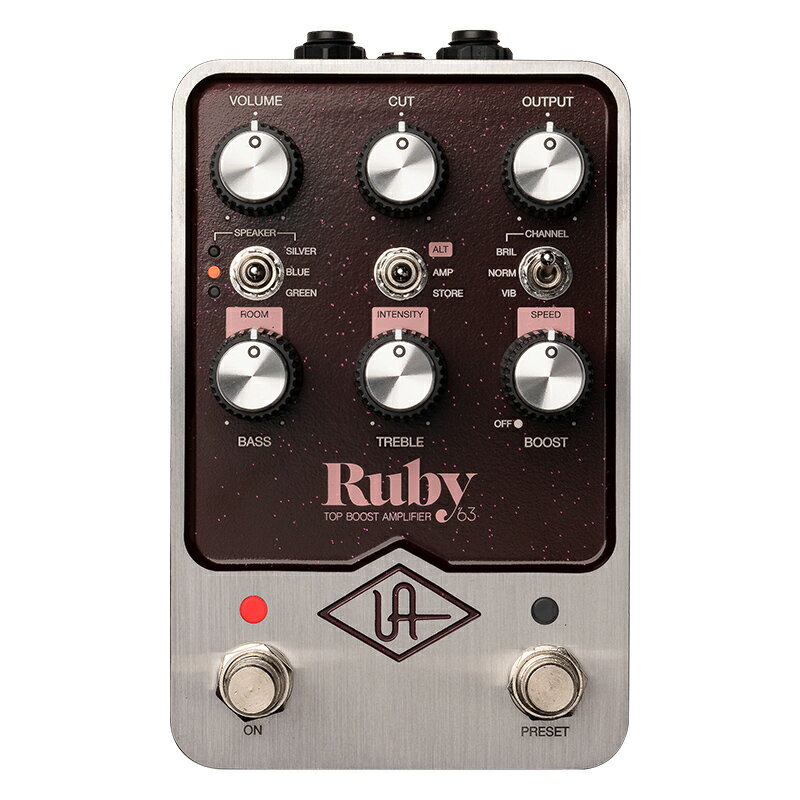 Rakuten - UNIVERSAL AUDIO UAFX RUBY ’63 TOP BOOST AMPLIFIER 安心の日本正規品！【処分特価！ / 現品限り】