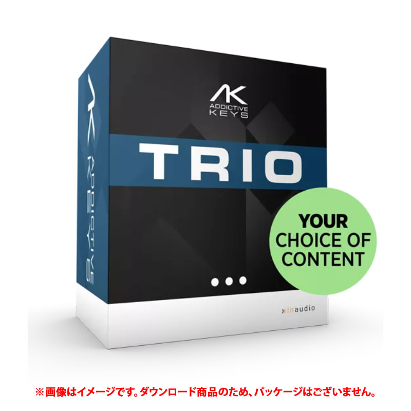 XLN AUDIO ADDICTIVE KEYS TRIO BUNDLE ダウンロード版【最短当日シリアルPDF納品】【特価品！在庫限り】