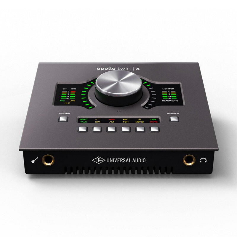 UNIVERSAL AUDIO APOLLO TWIN X DUO HERITAGE EDITION【Apple純正TB3ケーブル80cm付】【6/30までプラグイン貰える！】