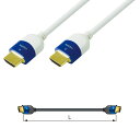 CANARE HDM03P 3m ホワイト イーサネット対応プレミアムハイスピードHDMIケーブル カナレ(2)