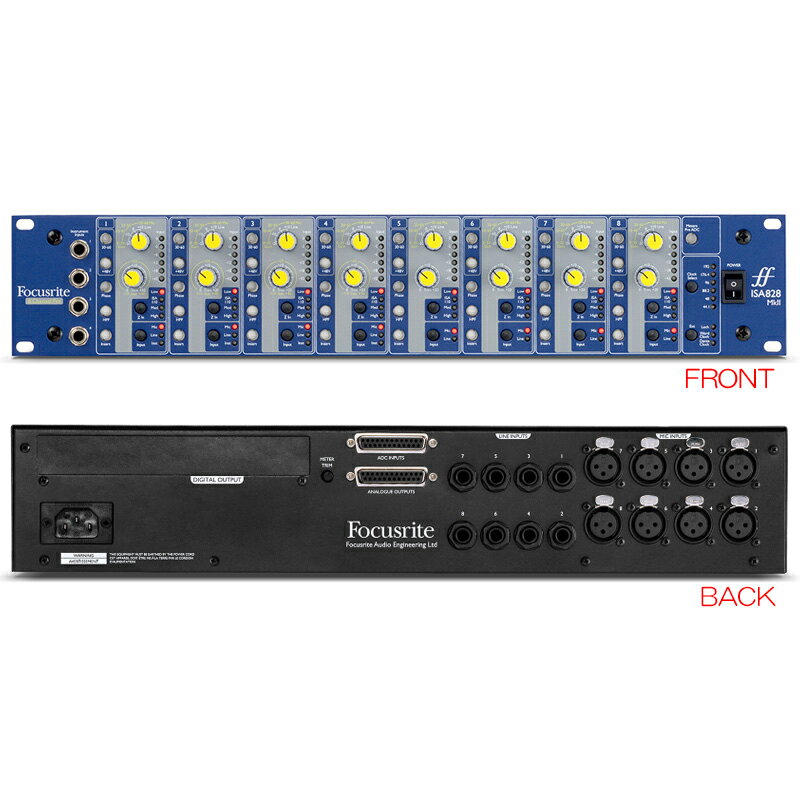 FOCUSRITE ISA 828 MKII 安心の日本正規品！