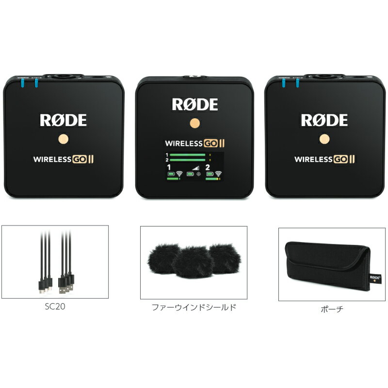 RODE MICROPHONES WIRELESS GO II WIGOII WIGO2 ワイヤレス ゴー