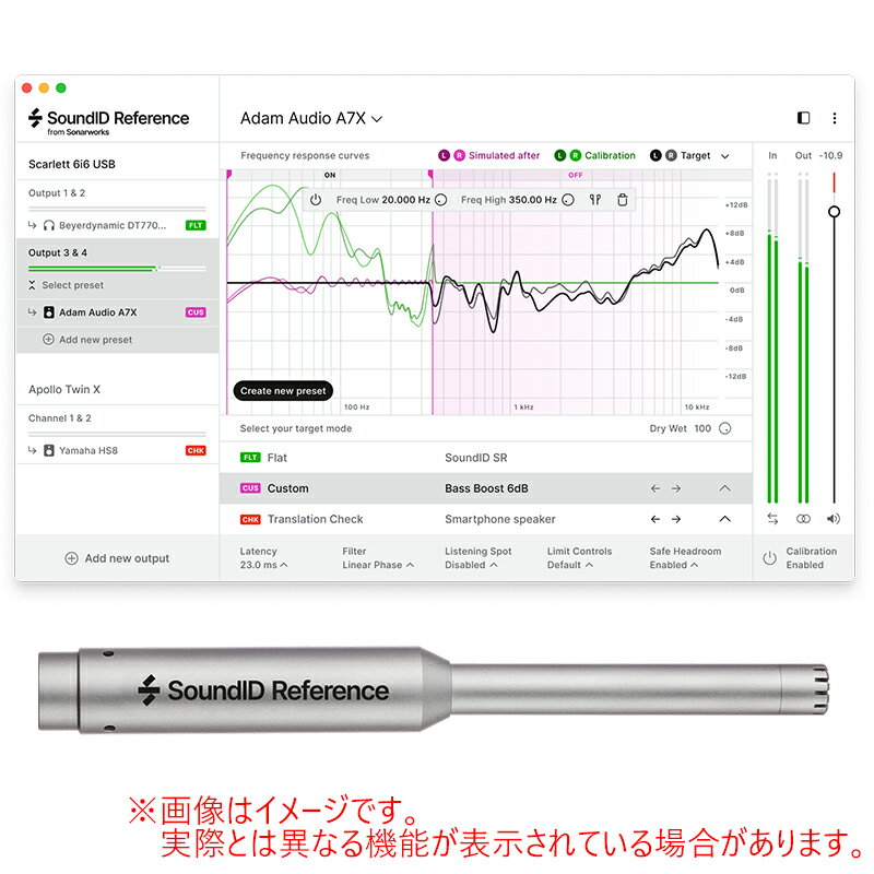 SONARWORKS SOUNDID REFERENCE FOR SPEAKERS & HEADPHONES WITH MEASUREMENT MICROPHONE