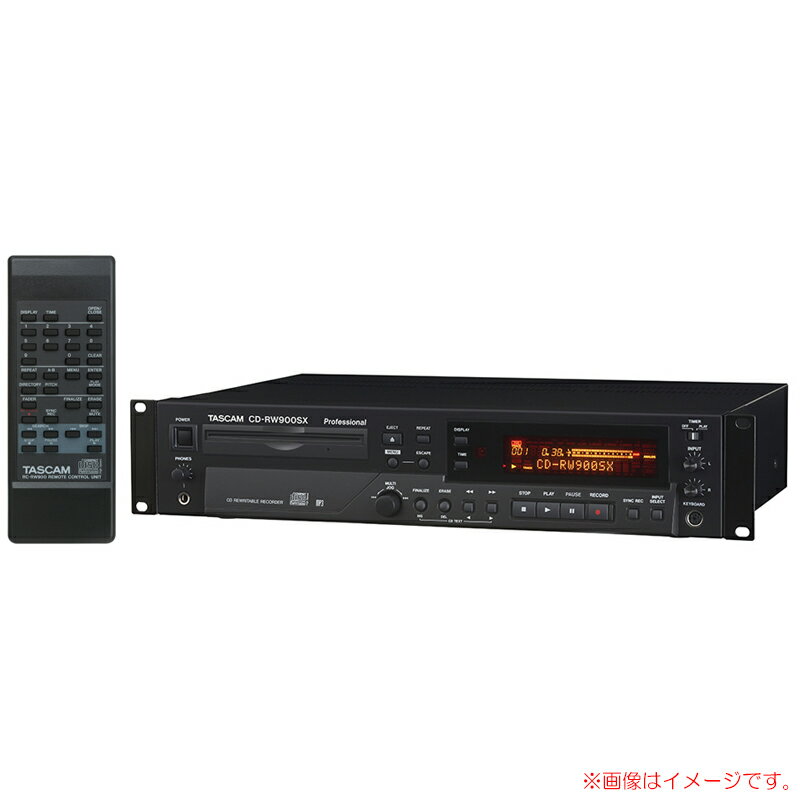 TASCAM CD-RW900SX 安心の日本正規品！ 業務用CDプレーヤー/レコーダー