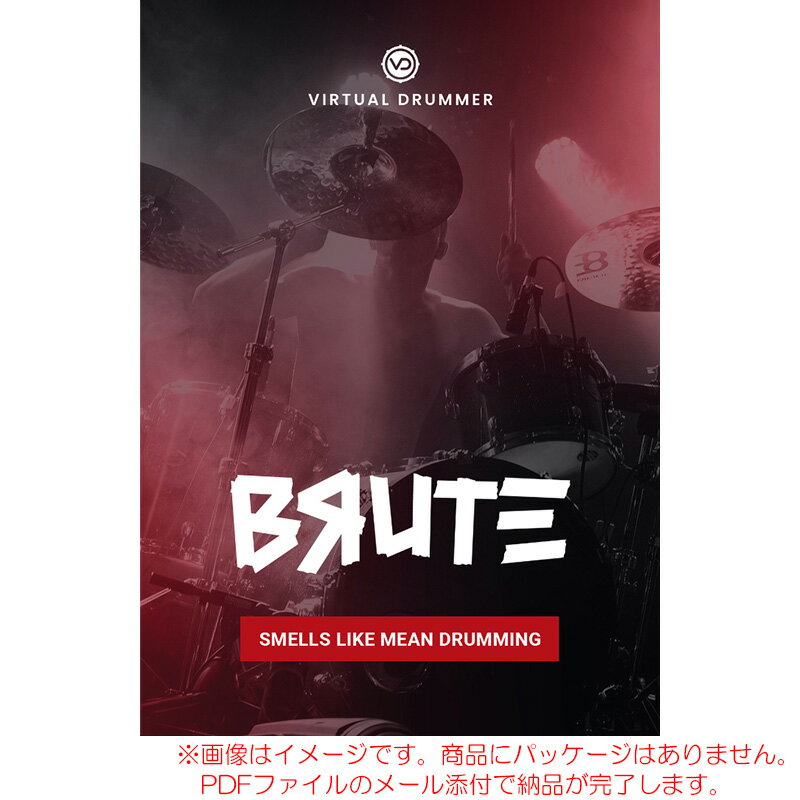 UJAM VIRTUAL DRUMMER BRUTE ダウンロード版 安心の日本正規品！