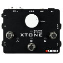 XSONIC XTONE多機能ペダル型モバイルオーディオインターフェースXTONEは、192KHzのサンプリングレートと108dBのダイナミックレンジを提供し、プロのXSPEEDアクセラレーション処理テクノロジーを使用しています。類似製品は多々ありますが、それらよりもレイテンシーを大幅に低くすることに成功しました。モバイルアプリが盛んになってきている昨今のトレンドに合わせXTONEは、JamUp、BIAS AMP、BIAS FX、Amplitube などの次世代エフェクトアプリ向けに設計された高性能モバイルオーディオインターフェースでもあります。XTONEの優れたオーディオパフォーマンスは、これらのアプリを使用する最高の体験を提供します。お使いのモバイルから直接電源を供給でき、3つのフットスイッチと1つのエクスプレッションペダルインターフェイスでコントロールすることができます。製品特徴・最高の音質を提供・ギター、ベース、キーボードをサポート・192KHz Ultra-HDオーディオ対応・モバイルからの直接電源供給・低レイテンシーおよび高ダイナミックレンジ・iOS、Windows、Mac、Androidをサポート・HIFIプレーヤーとして使用可能・さまざまなプラットフォームに対応するインターフェース・USB経由でファームウェアをアップグレード可能・フットスイッチ & エクスプレッションペダル本体には3つのフットスイッチとエクスプレッション・ペダルの端子を備えています。これはアプリのプリセット切り替え、ボリュームコントロール、ワウエフェクトの制御などを行うことができます。・XLRバランス出力を装備・ステレオ出力を装備アプリからのデジタル出力をアナログ変換します。・ステレオモニタリングヘッドフォン出力端子を完備。リアルタイムでのモニタリングが可能。仕様概要インプットインピーダンス：1M Ωアンバランスアウトインピーダンス：100 Ωバランスアウトインピーダンス：200 Ωフリーケンシー：10 Hz ￣ 21 kHzサンプリングレート：44.1k 、 48k 、 88.2k 、 96k 、 176.4k 、 192k Hzサンプリング深度：24 bitダイナミックレンジ：108 dBTHD+N特性：0.001 %USB パワーインプット：5V DC9V パワーインプット：9V DC消費電量：100 mAサイズ ：129 (D) x 98 (W) x 57 (H) mm重量：355 g仕様詳細・対応動作要件は、本製品メーカーサイト情報をご参照の上、お買い求めください。