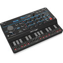 Behringer PRO-VS MINIボイスごとに4つのベクトルモーフィングオシレーター、アナログローパスフィルター、16ステップシーケンサー、アルペジエーターを搭載したコンパクトサイズの4ボイスハイブリッドベクトルシンセサイザー　ベリンガー「PRO-VS MINI」は、“Prophet VS”のサウンドエンジンを忠実に再現した4ボイス・ハイブリッド・ベクトル・シンセサイザーです。1ボイスごとに4つのベクトルモーフィングオシレーターを搭載し、他機種では得ることのできないサウンドを提供します。　また、16ステップシーケンサーやアルペジエーターなどの現代的な機能も内蔵し、MIDIによるパラメーターコントロールにも対応しています。 特徴・128種類の波形とウェーブテーブルシンセシスを備えた16のベクトルオシレーター・’Prophet VS’シンセサイザーのサウンドエンジンを忠実に再現・優れた演奏性の27タッチセンシティブキーボード・直感的に4つの波形モーフィングを可能にするジョイスティック・アナログ設計の24dBローパスフィルター・シンプルな16ステップシーケンサー・3パターンから選択可能なアルペジエーター・スタジオグレードのコーラスエフェクト内蔵・Filter/Amp/OSC Mix用のそれぞれ独立したエンベロープ・FilterおよびOscillator用に備わった2つのLFO・視認性の高いOLEDディスプレイ・モバイルバッテリーやコンピュータから給電可能なUSB Type-Cポート・外部シンセサイザー等との同期が可能なSYNC IN/OUT・全てのパラメーターを外部からコントロール、および呼び出し可能なMIDI機能※給電用USB Type-Cケーブルは付属しません。お持ちのUSB Type-Cケーブルをご利用いただくか、別途ご購入くださいますようお願い申し上げます。仕様◆ハイブリッドシンセサイザーシンセサイザーアーキテクチャボイス数:4OSC:16ベクトルオシレーター(ボイスごとに4 OSC)タイプ:ハイブリッドLFO:2VCF:アナログローパスフィルター(24dB/oct)ENV:3コネクティビティMIDI:5 DIN MIDI(IN/THRU)USB:USB Type-C(USB MIDI/給電)ヘッドフォン:3.5mm TRSステレオ 5mW/32?シンク:TS 3.5m IN/OUT(共用)USBタイプ:USBクラスコンプライアント USB Type-C電源給電:USB Type-Cポートサイズ/重さサイズ:39 x 193 x 124 mm(H x W x D)重さ:0.4Kg※本ページに記載されている各製品名は、各社が所有する商標であり、MUSIC Tribe社および株式会社エレクトリとの関連や協力関係を示唆するものではありません。これらの製品名称はサウンドモデルの開発中に参考にした特定の製品名を明らかにすることを唯一の目的としています。関連タグ：ベリンガー ハイブリッド シンセサイザー仕様詳細・対応動作要件は、本製品メーカーサイト情報をご参照の上、お買い求めください。