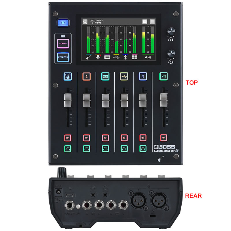 BOSS GIGCASTER 5 GCS-5 配信のためのストリーミングミキサー