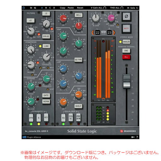 PLUGIN ALLIANCE BRAINWORX BX_CONSOLE SSL 4000 G ダウンロード版【7/31まで特価!】 PLUGIN ALLIANCE BRAINWORX BX_CONSOLE SSL 4000 G ダウンロード版【7/31まで特価!】