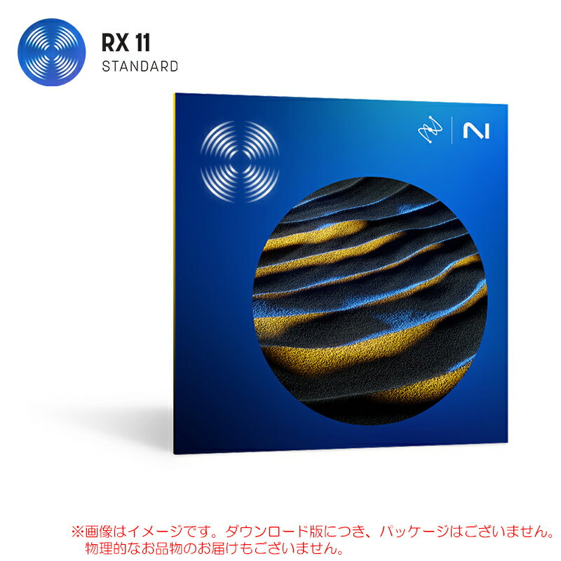 IZOTOPE RX 11 STANDARD ダウンロード版 安心の日本正規品！【6/13まで特価！】
