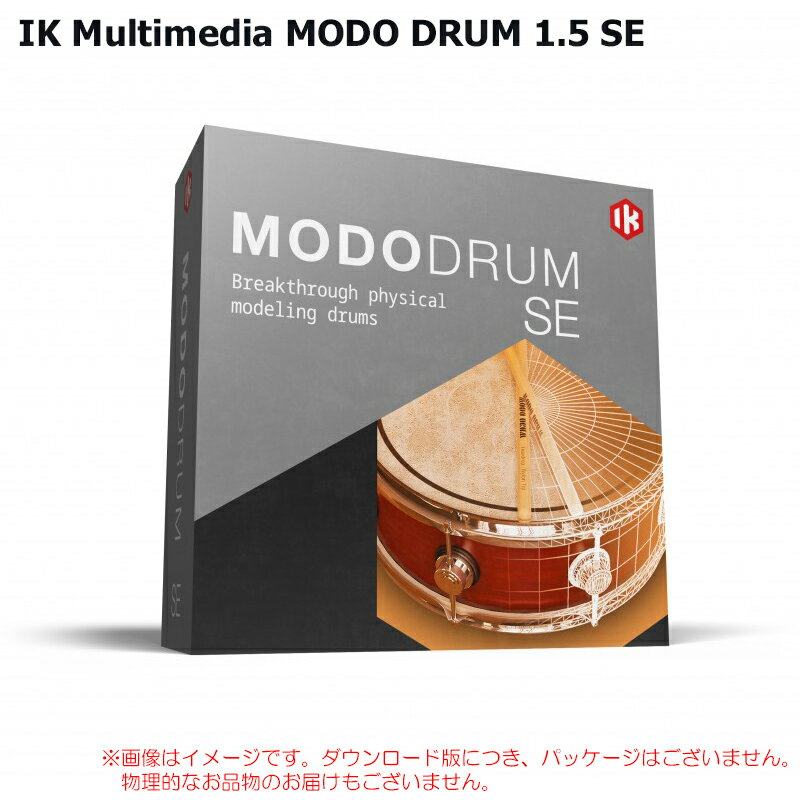 Rakuten - IK MULTIMEDIA MODO DRUM 1.5 SE ダウンロード版 安心の日本正規品！