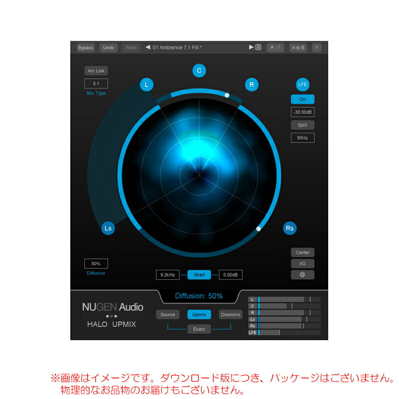 NUGEN AUDIO HALO UPMIX _E[h S̓{KiI