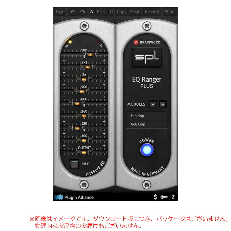 PLUGIN ALLIANCE SPL EQ RANGER PLUS ダウンロード版 安心の日本正規品!