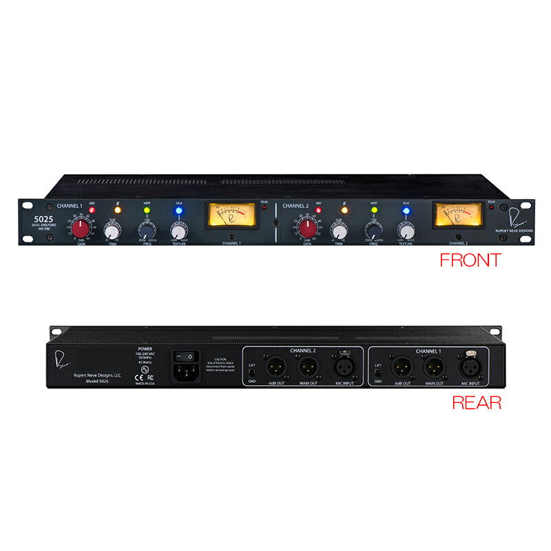 RUPERT NEVE DESIGNS SHELFORD DUAL MIC PRE (�졧5025 DUAL SHELFORD MIC PRE) �¿������������ʡ�