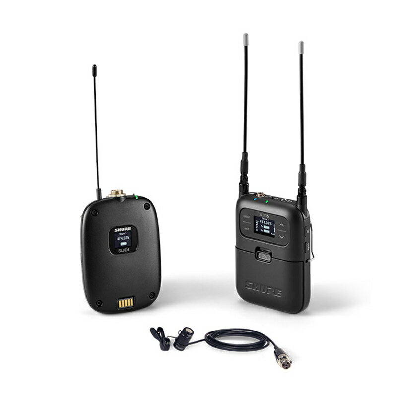 SHURE SLXD15/85-JB (SLXDワイヤレス WL185マイクセット) 安心の日本正規品！