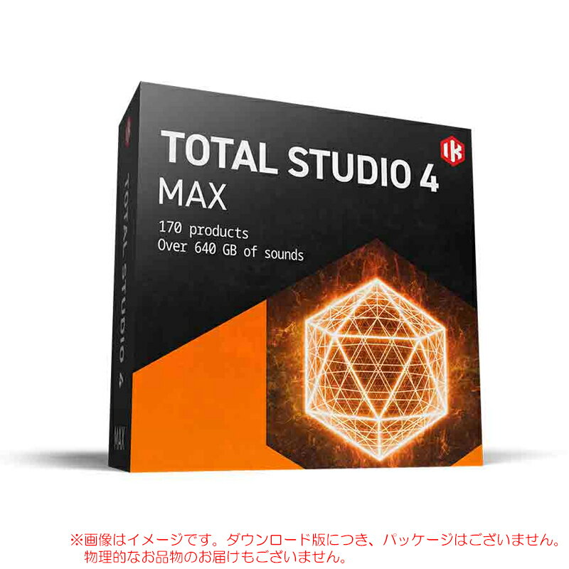 楽天サンフォニックス楽天市場店IK MULTIMEDIA TOTAL STUDIO 4 MAX ダウンロード版 安心の日本正規品！