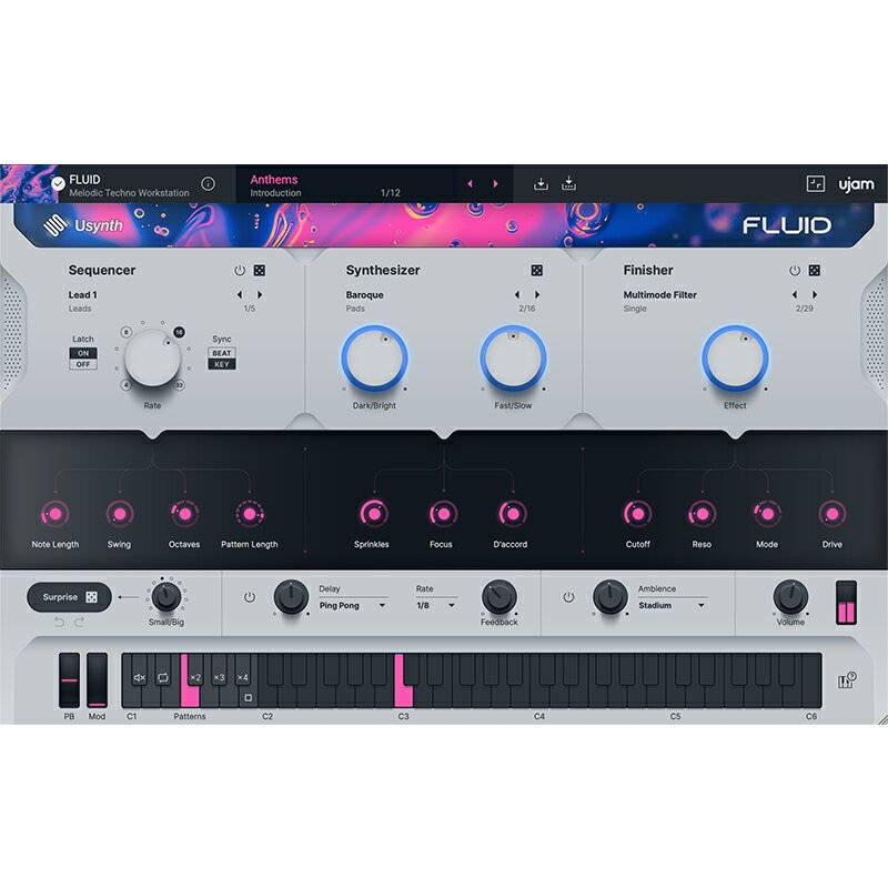 UJAM Usynth FLUID ������������� �¿������������ʡ�