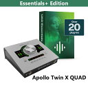 UNIVERSAL AUDIO APOLLO TWIN X QUAD GEN 2 ESSENTIALS+ EDITION 安心の日本正規品!