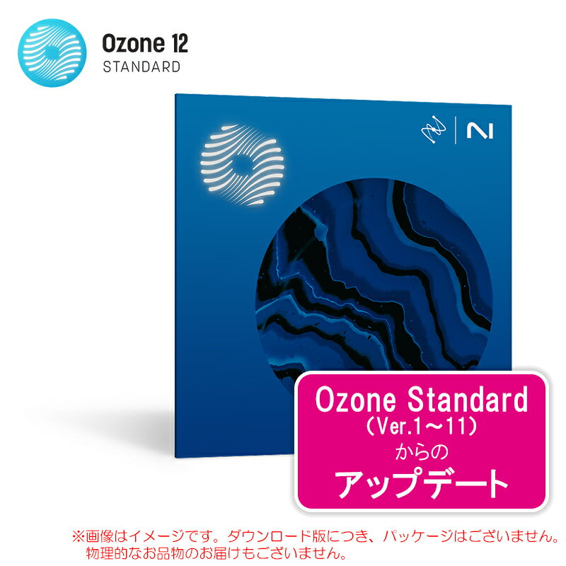 IZOTOPE OZONE 12 STANDARD UPDATE ANY VERSION OF OZONE STANDARD 【速い！最短当日シリアルPDF納品】