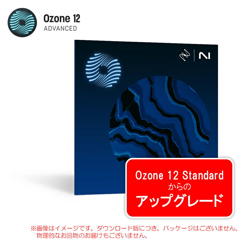 IZOTOPE OZONE 12 ADVANCED UPGRADE OZONE 12 STANDARD【12/8までBlack Friday特価！】