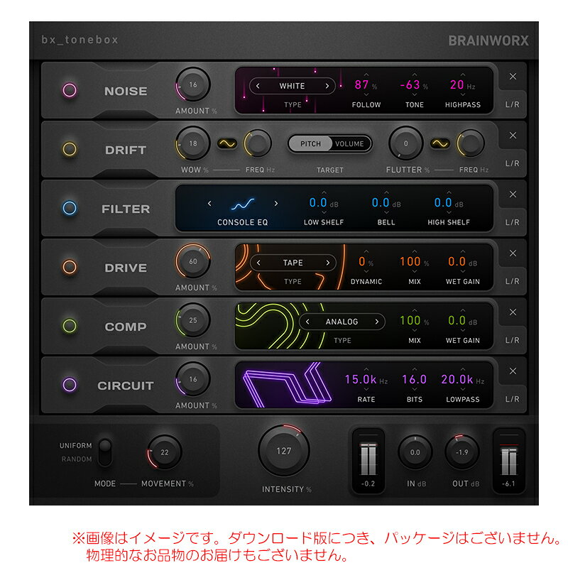 Rakuten - PLUGIN ALLIANCE BRAINWORX BX_TONEBOX ダウンロード版 安心の日本正規品！【6/30まで特価！】