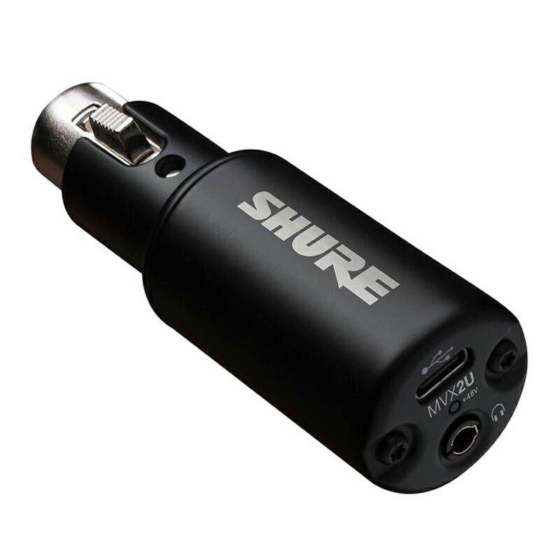 樂天商城 - SHURE MVX2U GEN2 デジタルオーディオインターフェース 安心の日本正規品！