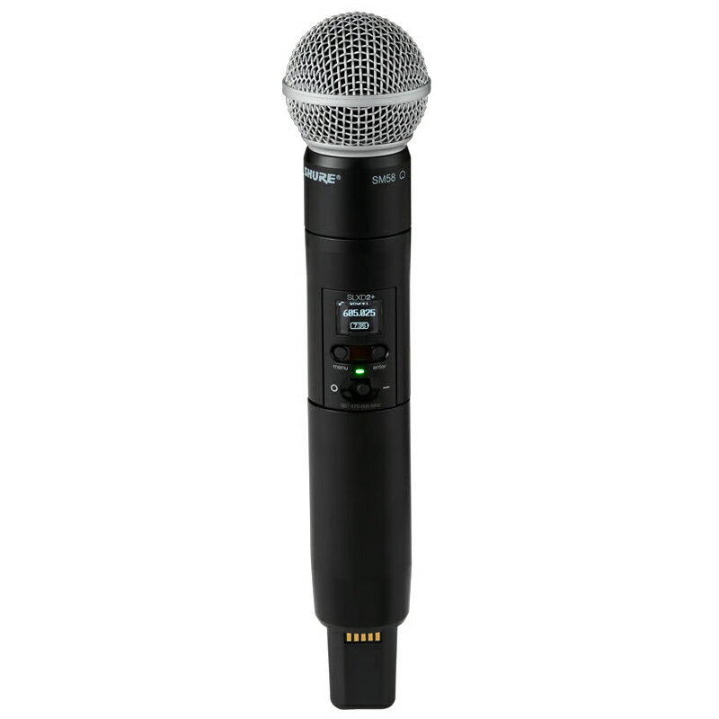 Rakuten - SHURE SLXD2+/58=-JB デジタルワイヤレスハンドヘルド送信機 安心の日本正規品！