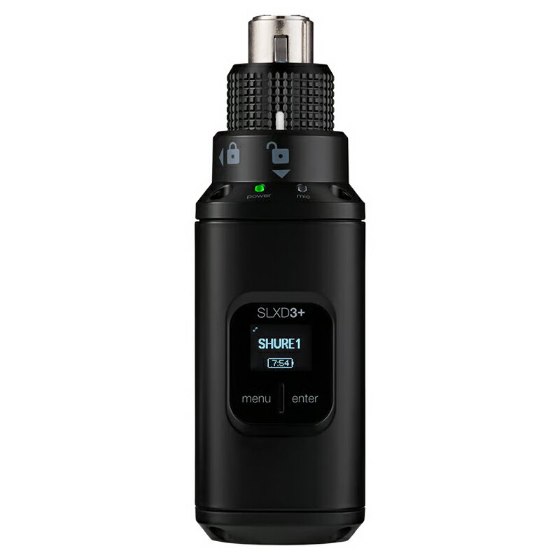 SHURE SLXD3+=-JB プラグオン送信機 安心の日本正規品！