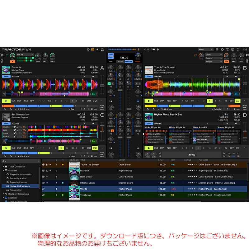 NATIVE INSTRUMENTS TRAKTOR PRO 4 ダウンロード版 安心の日本正規品！