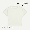 <GRAY LABEL>POP TERRY OVERSIZED TEE GOTS - Cream