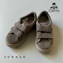 <Cienta>Velcro sneaker Suede - ANTRACITE 90887(4)
