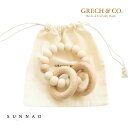 <GRECH&CO.> SEDONA TEETHING RING + RATTLE - BUFF