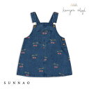 <Konges Sløjd> MAGOT OVERALL DRESS CHERRY