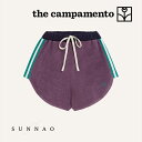 <The Campamento> PURPLE COLOR BLOCK KIDS SHORTS(4)