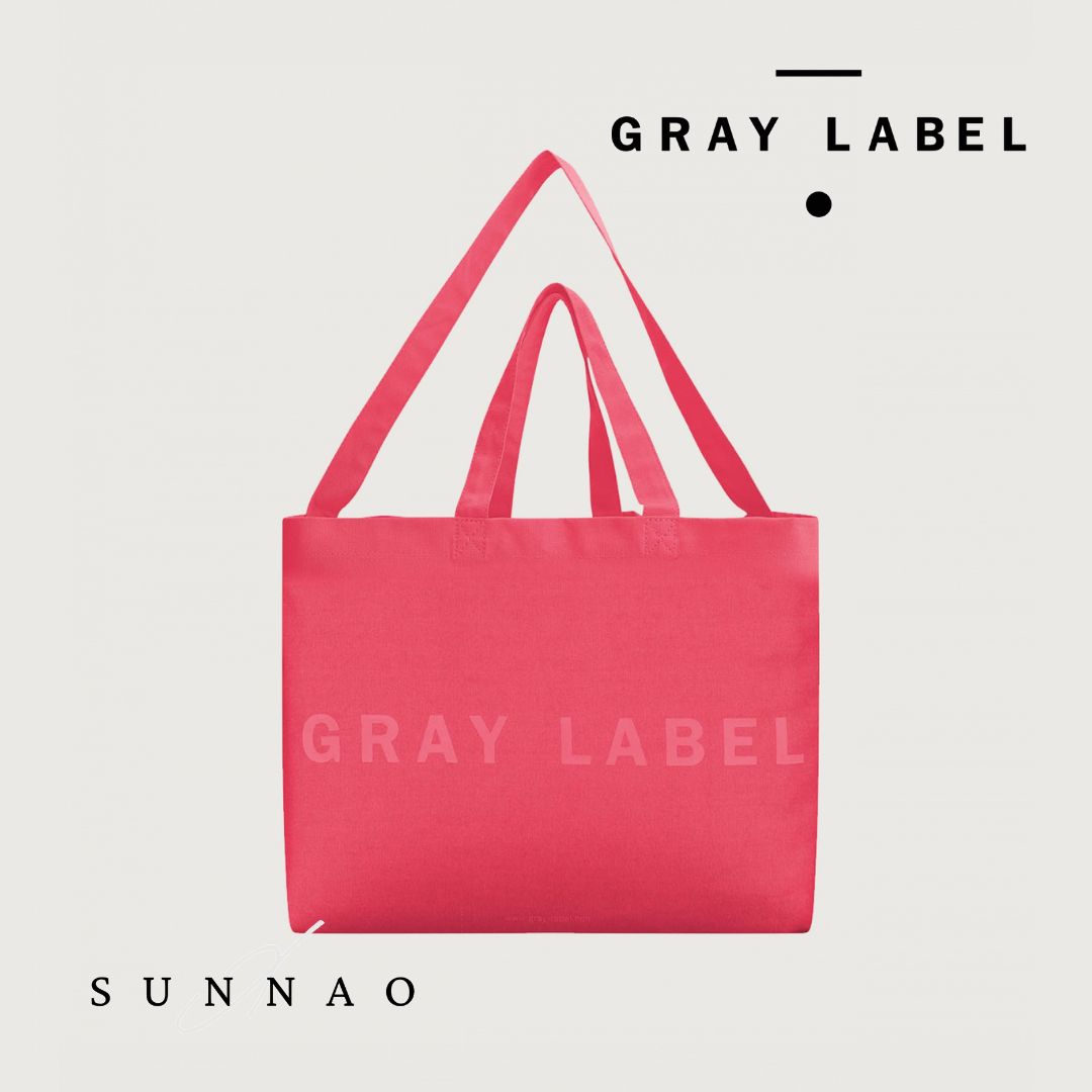 GRAY LABEL Canvas Shopper - Cherry
