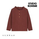 <STUDIO BOHEME PARIS> OLYMPE BLOUSE - PLUM