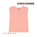 <STUDIO BOHEME PARIS> BLOUSE ROMAN - PEACH