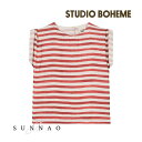 <STUDIO BOHEME PARIS> BLOUSE PRASLIN - RED STRIPES