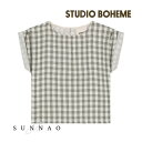<STUDIO BOHEME PARIS> BLOUSE PRASLIN - GINGHAM