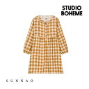 <STUDIO BOHEME PARIS> VERMONT DRESS - CARAMEL VICHY(4)