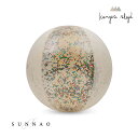 <Konges Sløjd> BEACH BALL - TRANSPARENT CREAM