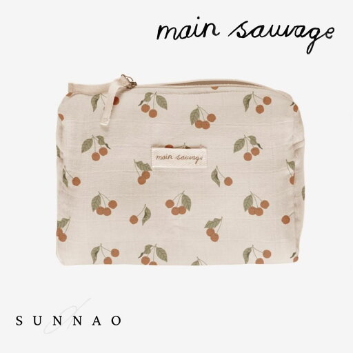 <Main Sauvage> Toiletry bag - CHERRY <Main Sauvage> Toiletry bag - CHERRY